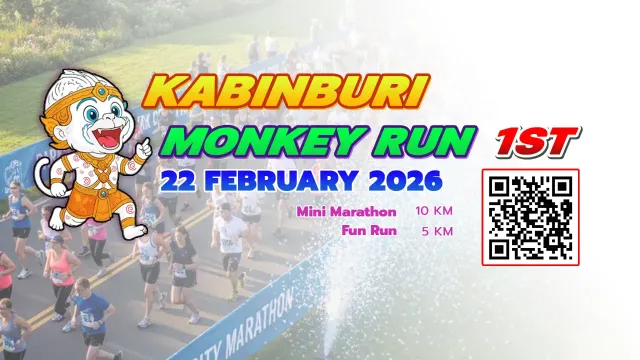 Kabinburi Monkey Run 2026's banner